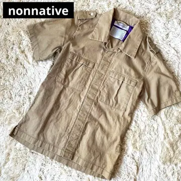 nonnative 논네이티브 밀리터리 워크 셔츠 자켓 반팔