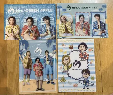 Mrs. GREEN APPLE 비주얼 보드 비주얼 시트 전종 세트