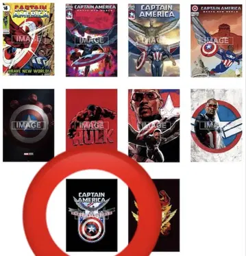 CAPTAIN AMERICA 포스터 A2 사이즈