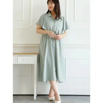 RE-J&Supure 리제이 4L 사이즈 민트 그린 원피스