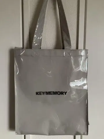 KEY MEMORY PVC 2way 토트백 그레이지