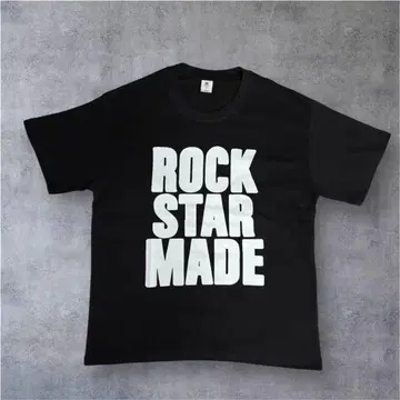 ROCK STAR MADE 반팔 티셔츠 opium 블랙 당일 발송