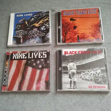 NINE LIVES & BLACK TRAIN JACK 앨범 4매 세트