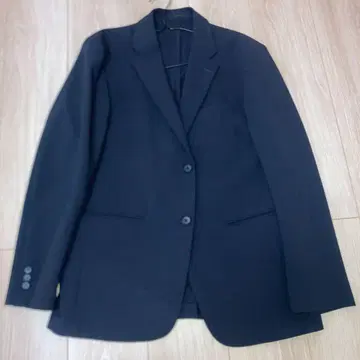 UNIQLO 감동 셋업 수트 / 울 라이크 / 네이비 M
