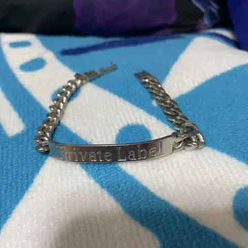 Private Label 실버 체인 팔찌
