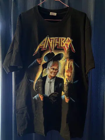 ANTHRAX 사인 포함 T셔츠