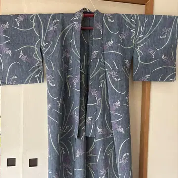유카타 염색  꽃무늬
