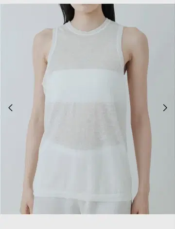 yo biotop Sheer linen tanktop