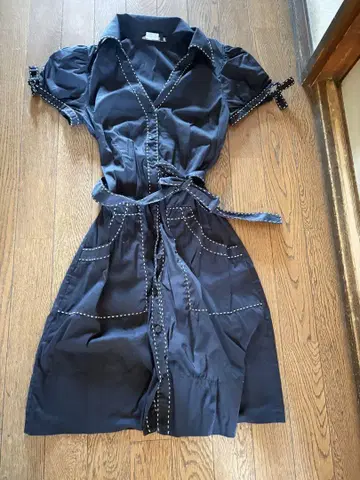 BCBGMAXAZRIA 블랙 셔츠 원피스