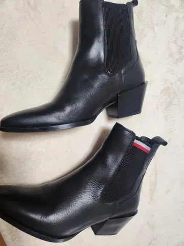 타미힐피거 TOMMY HILFIGER 사이드고어 부츠 24cm