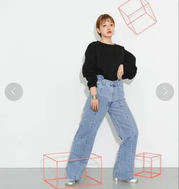 KBF 허리 디자인 데님 사이즈 36