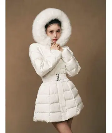 Darich 레이디 미디 다운 코트 WHT xs