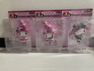 마이멜로디 해피 복권 피규어 A상 3세트
