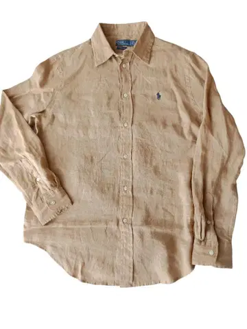 Polo Ralph Lauren 린넨 긴팔 셔츠 현행 모델