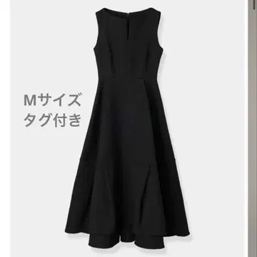 로브블랑 Keyneck 자카드 드레스 M