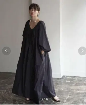 에트레토쿄 오늘만 가격 인하 오픈 백 개더 원피스
