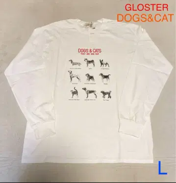 GLOSTER DOG&CAT 긴팔 티셔츠