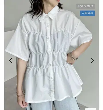 리디 브로드 셔링 하프 슬리브 셔츠