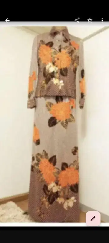 빈티지 꽃무늬 셋업
