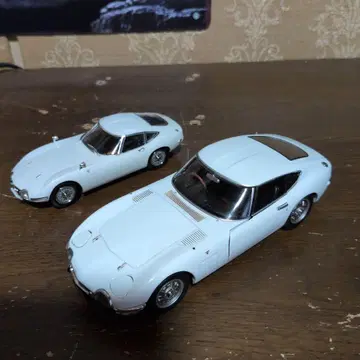 도요타 2000GT 미니카 2대 세트