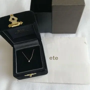 K10 레이어 다이아몬드 목걸이 ete 에테