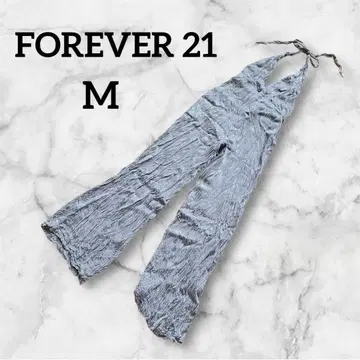 FOREVER 21 [ M ] 그레이 살로펫 오버롤 올인원