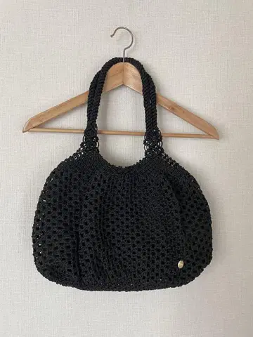 노리즈 뜨개 백 블랙