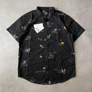[미사용 새상품] BILLABONG 빌라봉 반팔 셔츠 올 패턴 AY83