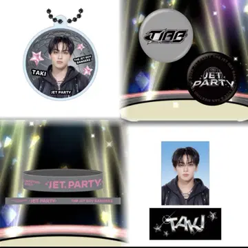 TJBB 코시마 타키 클리어 참 스티커 세트 TAKI
