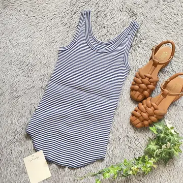 새상품 택 포함 시루무린 2way 랜덤 골지 탱크탑