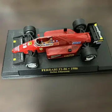 Ferrari F1-86 1986 Stefan Johansson 미니카
