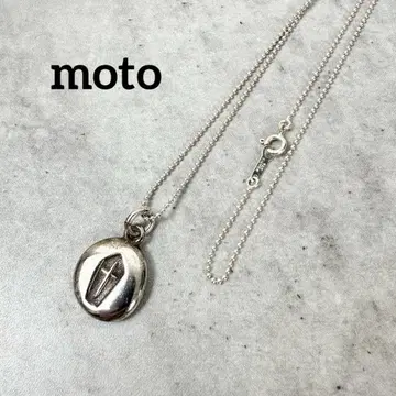 moto 모토 실버 목걸이 탑 크로스 체인 부속 펜던트
