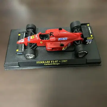Ferrari F1-87 1987 Gerhard Berger 미니카
