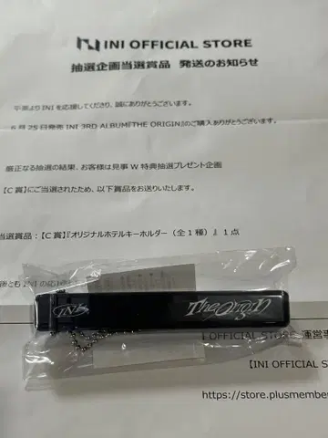 INI THE ORIGIN 오리지널 호텔 키링