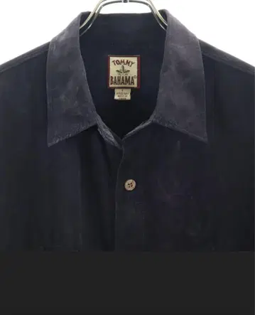 Tommy Bahama 타미 바하마 실크 긴팔 셔츠 L 블랙 남성용