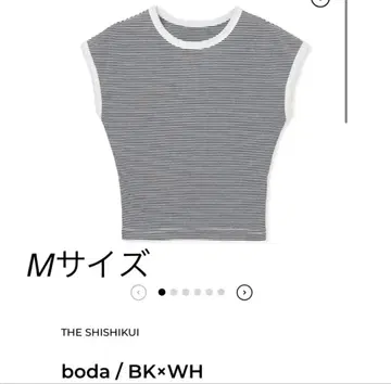 THE SHISHIKUI boda / BK x WH 사이즈 M