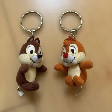 칩과 데일 봉제 인형 키링