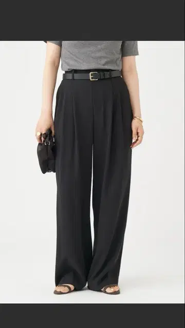 Georgette Tuck 팬츠 38