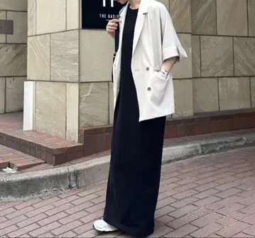 새상품 CIAOPANIC TYPY 테크 린넨 반팔 셔츠 자켓 아이보리