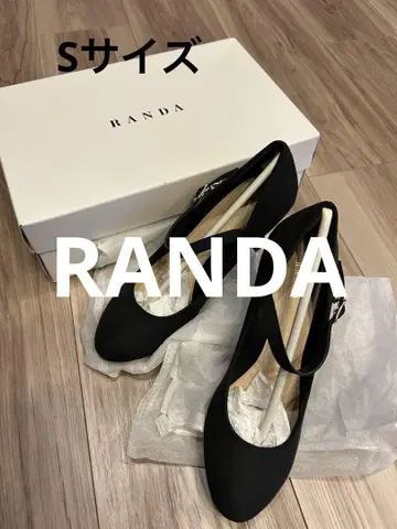 RANDA 블랙 하이힐 앵클 스트랩