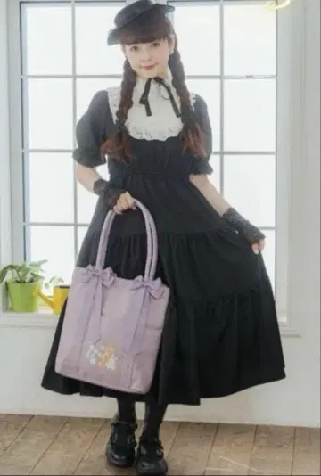 미사용 새상품 시마무라 x 아오키 미사코 콜라보 m petit 원피스