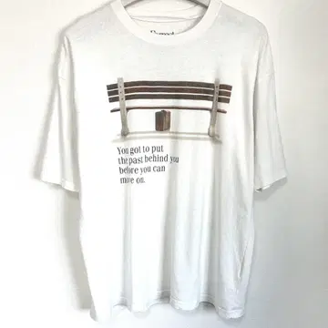 포레스트 검프 무비 T셔츠 빈티지 화이트