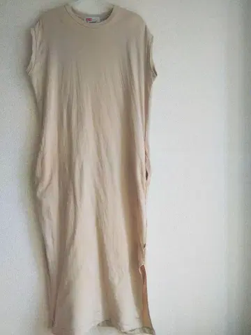 traditional whetherwear 슬리브리스 롱 원피스