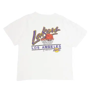 90년대 LA LAKERS 티셔츠 레이커스 화이트 L 사이즈