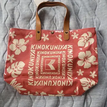 KINOKUNIYA 하이비스커스 패턴 토트백 VC-3