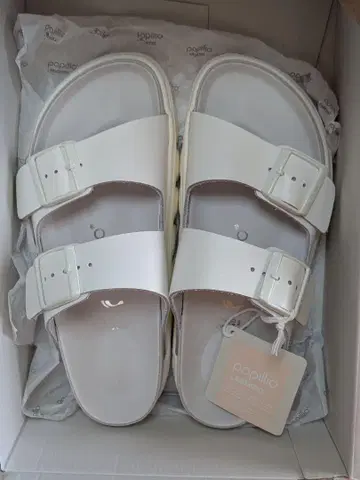 papillio by BIRKENSTOCK 화이트 샌들 37