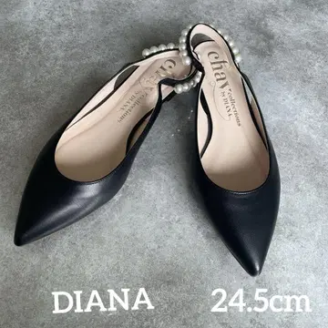 컨디션 최상 chay collection DIANA 펄 백 벨트 플랫