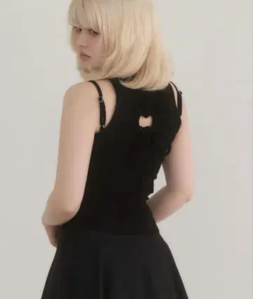앤드마리 AM1378 Heart point tops 블랙