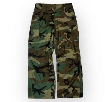 새상품급 90년대 PROPPER BDU 카고 팬츠 우드랜드 카모