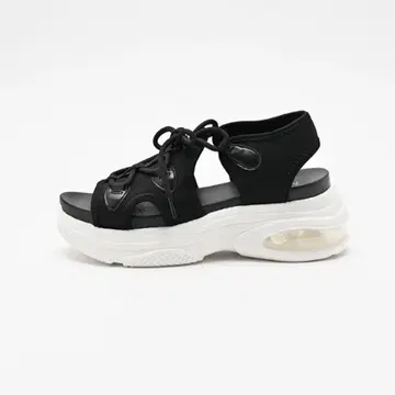 a.v.v (아베베) 레이스업 스포츠 샌들 BLACK L